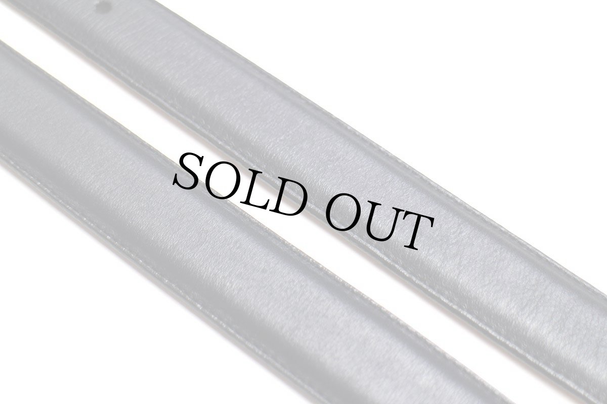 画像6: 90s USA製 LANDS'ENDランズエンド レザーベルト 濃紺 32 (6)