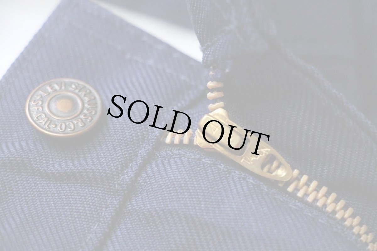 画像7: 70s USA製 Levi'sリーバイス 517 ポリエステルパンツ 紺 w36★86 スタプレ (7)