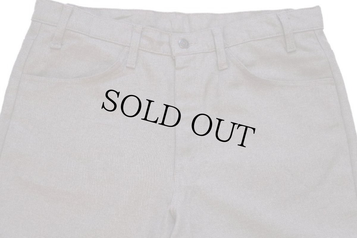 画像4: 90s USA製 Levi'sリーバイス 517 ポリエステルパンツ グレーブラウン w36 L30★106 スタプレ (4)