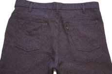 画像5: 90s USA製 Levi'sリーバイス 517 ポリエステルパンツ ココア w38 L30★103 スタプレ (5)