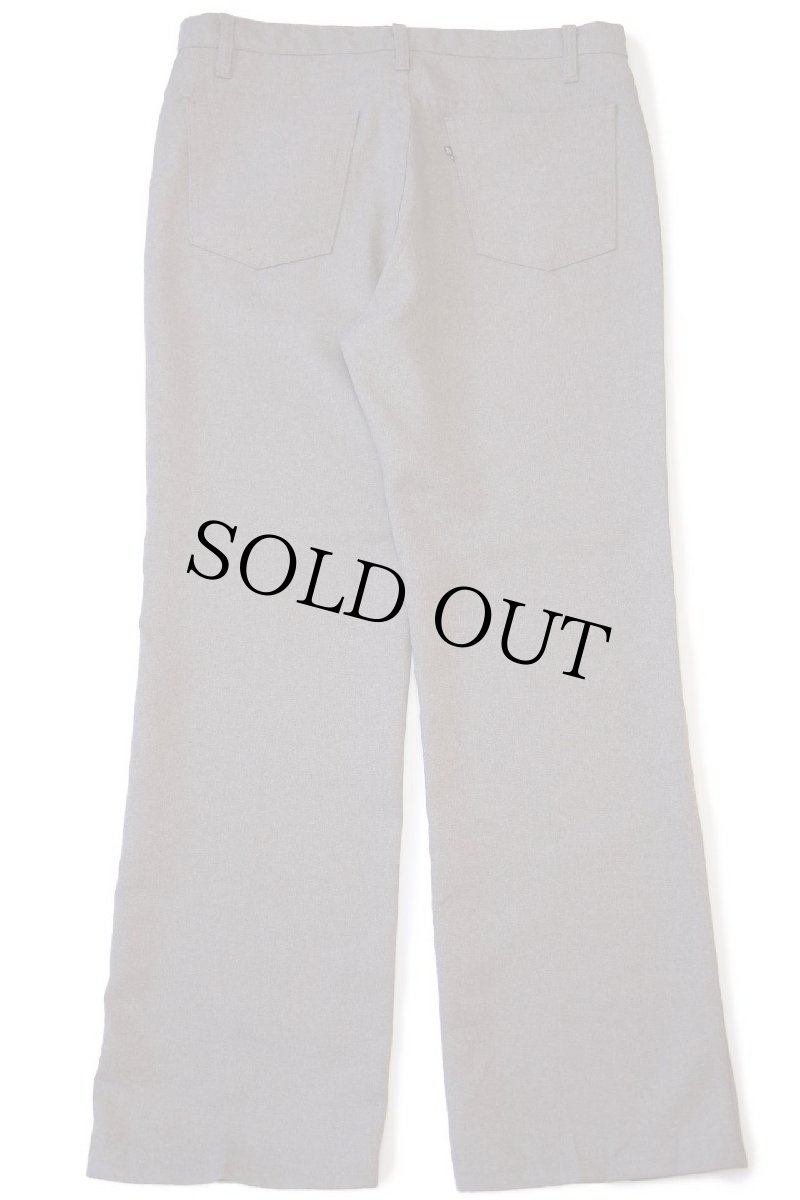 画像3: 90s USA製 Levi'sリーバイス 517 ポリエステルパンツ グレーブラウン w36 L30★106 スタプレ (3)