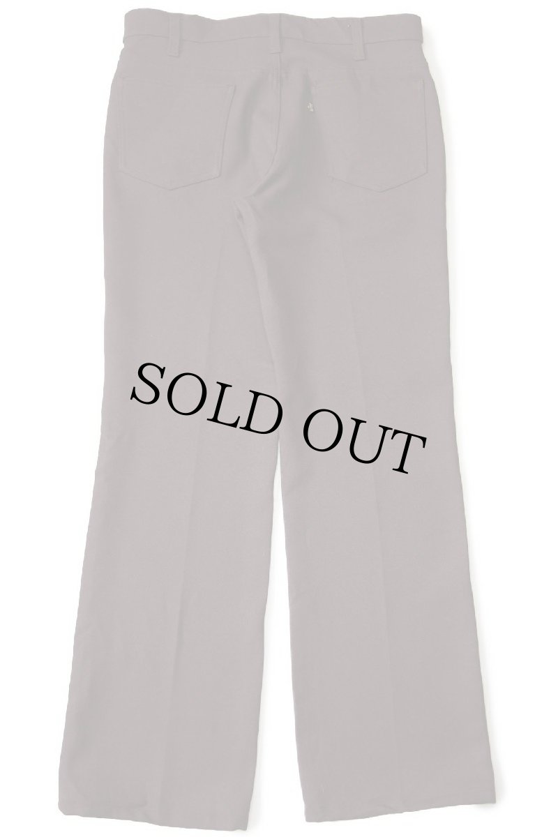 画像3: 90s USA製 Levi'sリーバイス 517 ポリエステルパンツ 焦げ茶 w33 L31★92 スタプレ (3)