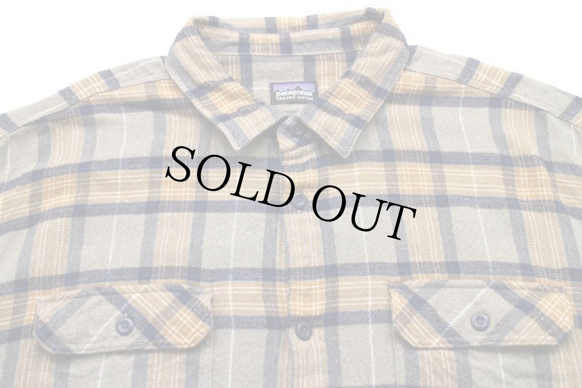 画像3: patagoniaパタゴニア タータンチェック オーガニックコットン フィヨルド フランネルシャツ★特大 (3)