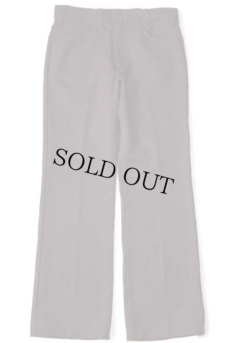 画像2: 90s USA製 Levi'sリーバイス 517 ポリエステルパンツ 焦げ茶 w33 L31★92 スタプレ (2)