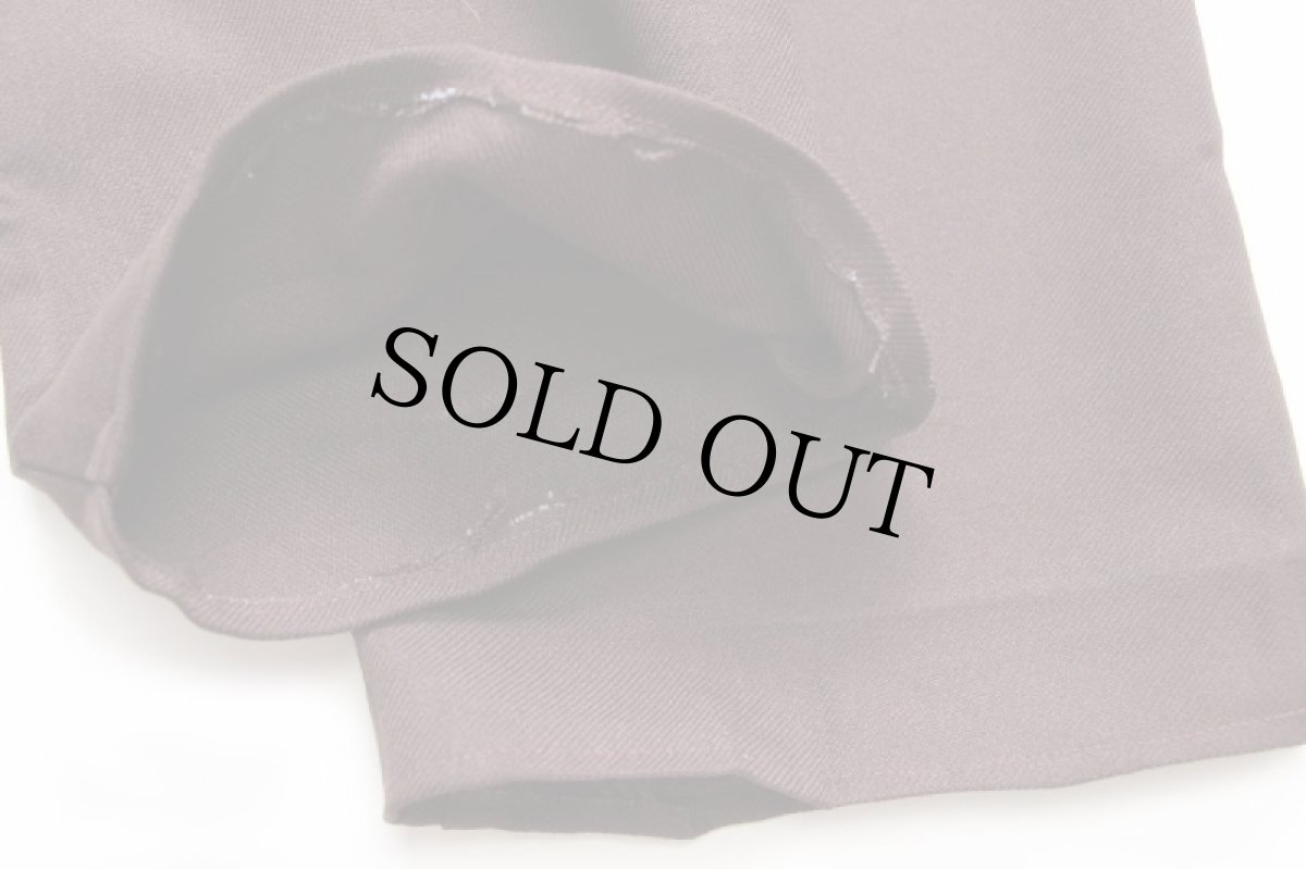 画像9: 90s USA製 Levi'sリーバイス 517 ポリエステルパンツ 焦げ茶 w36★95 スタプレ (9)