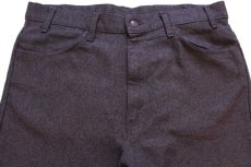 画像4: 90s USA製 Levi'sリーバイス 517 ポリエステルパンツ ココア w38 L30★103 スタプレ (4)