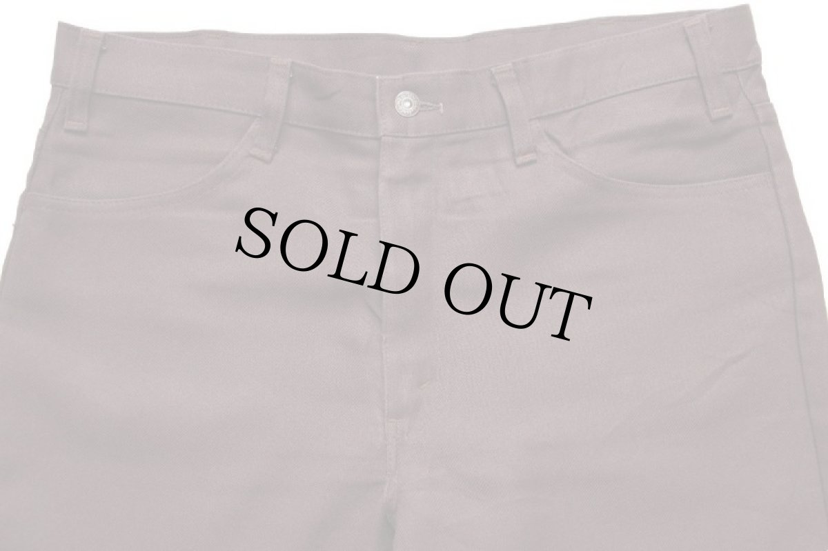 画像4: 80s USA製 Levi'sリーバイス 517 ポリエステルパンツ 焦げ茶 w36★94 スタプレ (4)