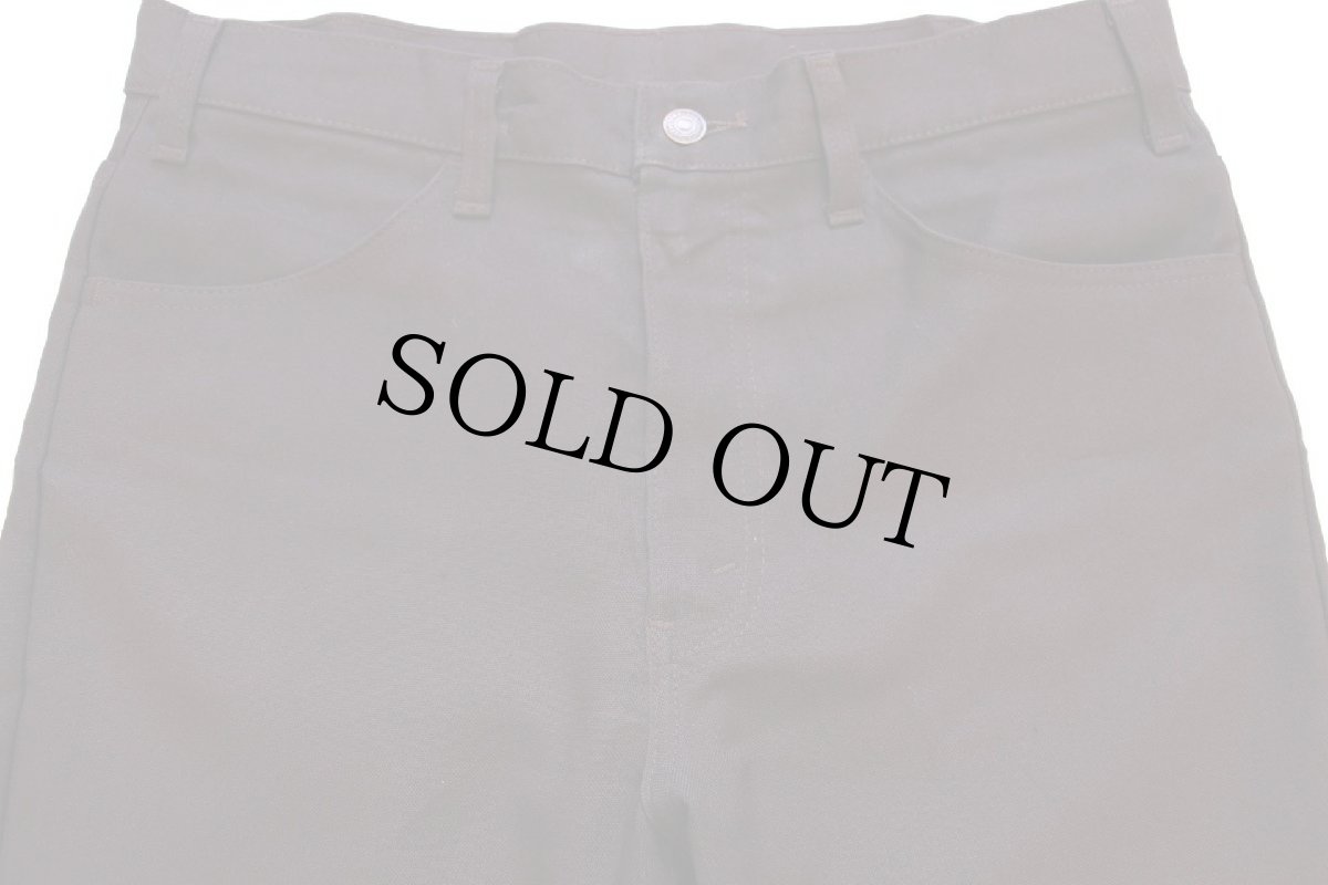 画像4: 80s USA製 Levi'sリーバイス 517 ポリエステルパンツ 焦げ茶 w34★102 スタプレ (4)