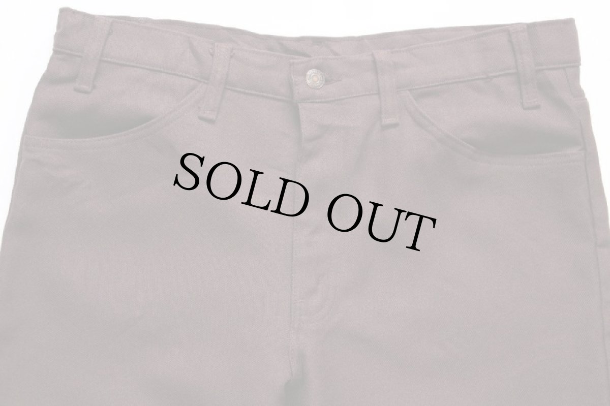 画像4: 90s USA製 Levi'sリーバイス 517 ポリエステルパンツ 焦げ茶 w36★95 スタプレ (4)