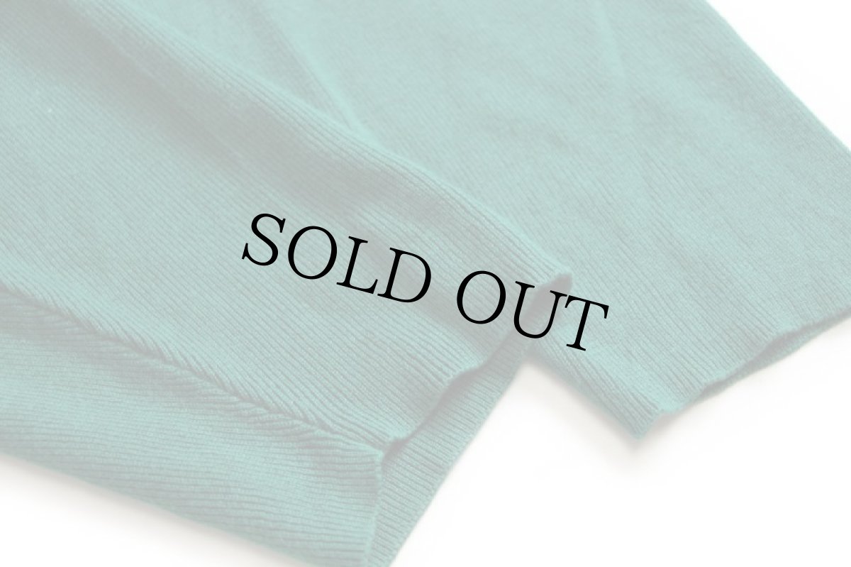 画像6: 90s EddieBauerエディーバウアー パチポケ コットン リブニット シャツ グリーン XL (6)