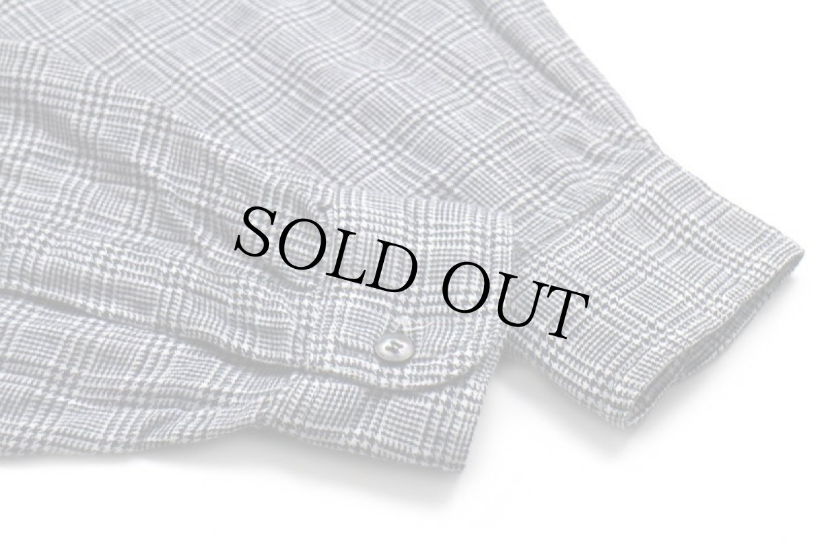 画像6: 80s GAPギャップ グレンチェック コットン ライトネルシャツ S (6)