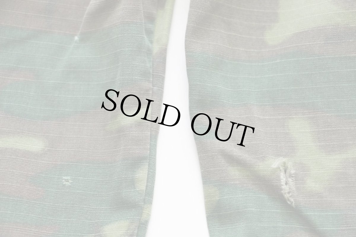 画像7: 60s 米軍 U.S.ARMY ERDL グリーンリーフカモ ジャングルファティーグパンツ カスタム (7)