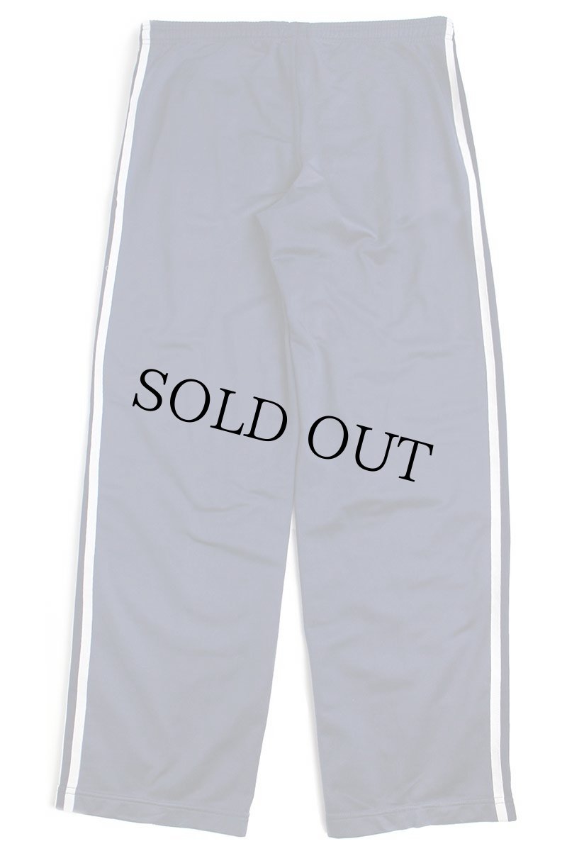 画像3: 90s adidasアディダス トレフォイル ロゴ刺繍 トラックパンツ 紺×白★ジャージ (3)