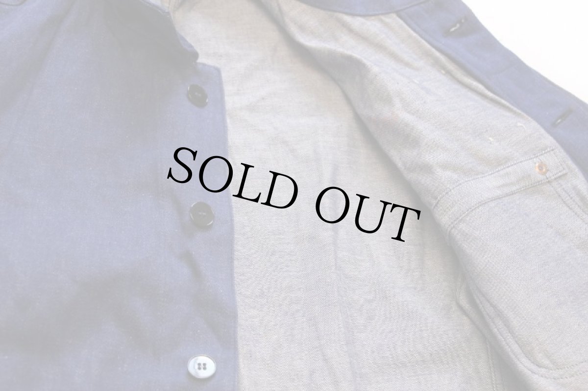 画像6: デッドストック★70s KEMPEL ユーロ ワーク 比翼 デニム カバーオール 52 (6)