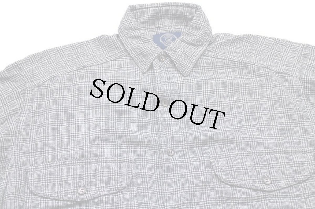 画像3: 80s GAPギャップ グレンチェック コットン ライトネルシャツ S (3)