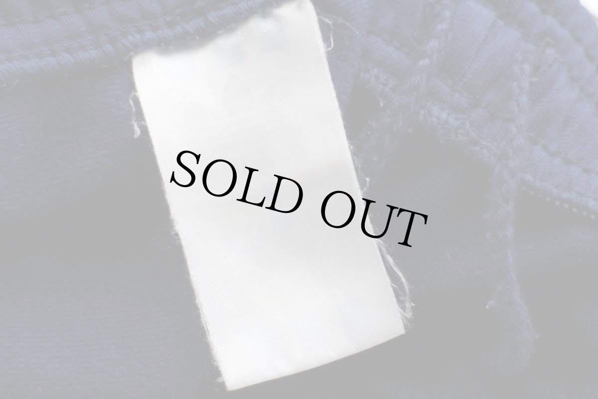 画像6: 90s adidasアディダス トレフォイル ロゴ刺繍 トラックパンツ 紺×白★ジャージ (6)