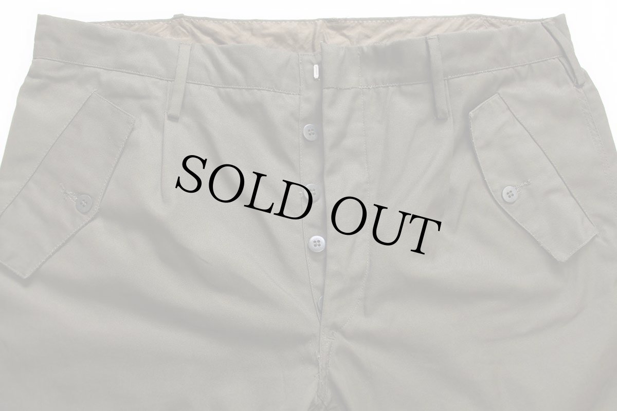 画像4: 80s イタリア軍 ワンタック パラシュートパンツ オリーブ 52 (4)