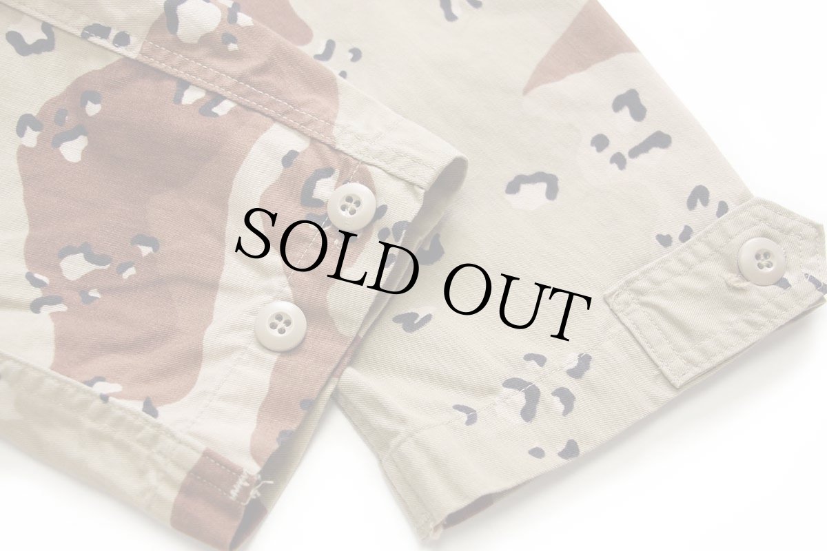 画像6: 90s 米軍 U.S.ARMY チョコチップ デザートカモ BDU ジャケット M-R (6)