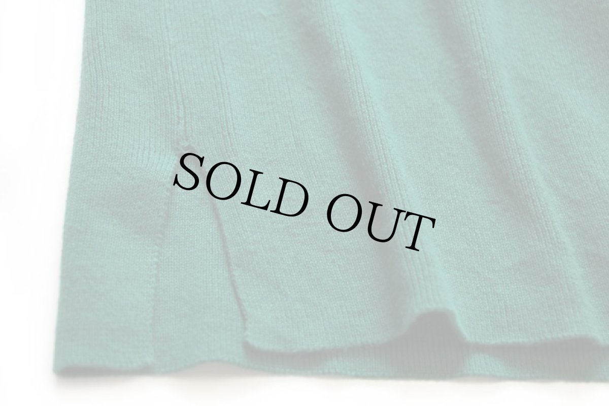 画像5: 90s EddieBauerエディーバウアー パチポケ コットン リブニット シャツ グリーン XL (5)