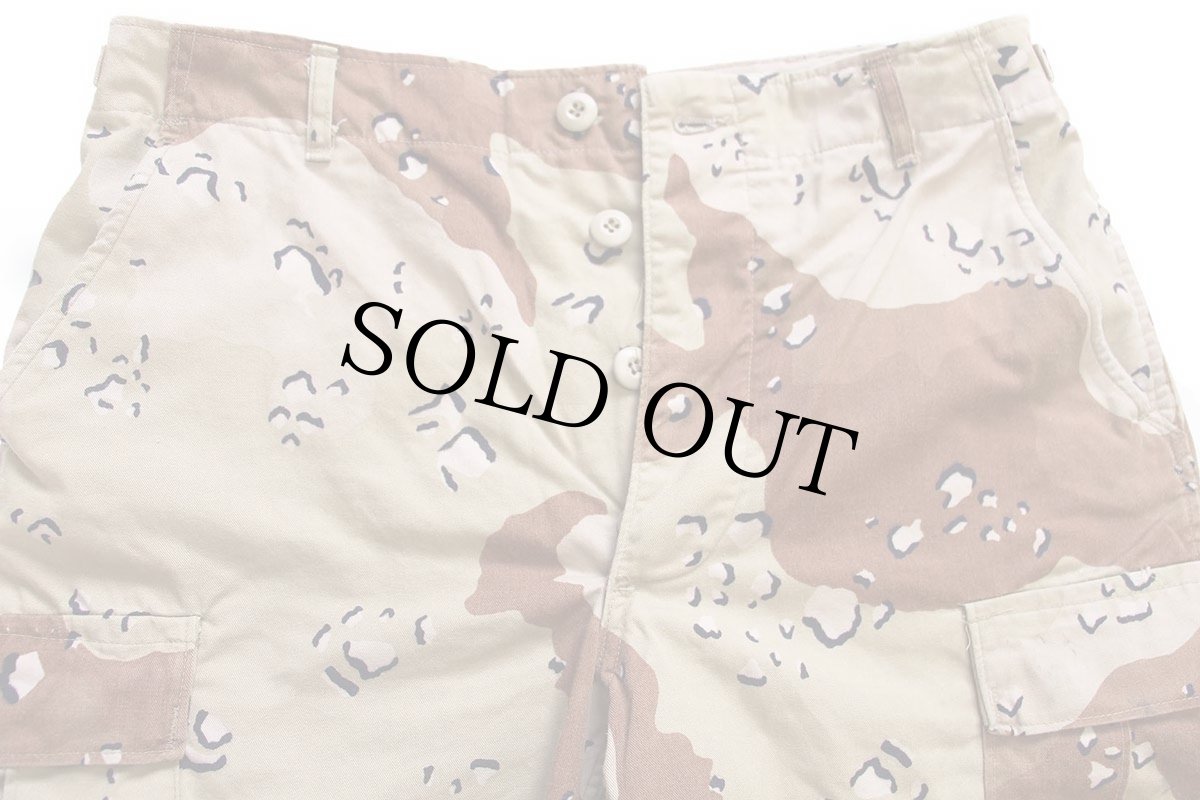 画像4: 80s 米軍 U.S.ARMY チョコチップ デザートカモ BDU カーゴパンツ M-R★B (4)