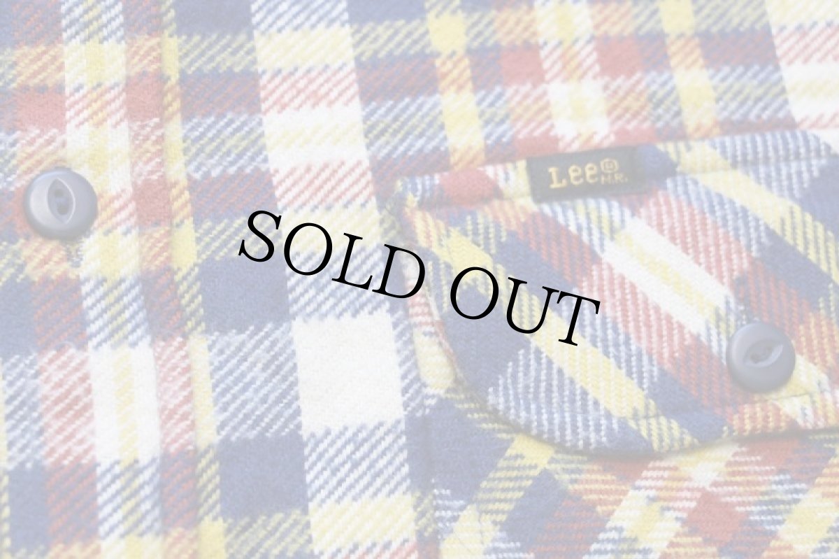 画像5: Leeリー チェック コットン フランネルシャツ★特大 ユーロ (5)