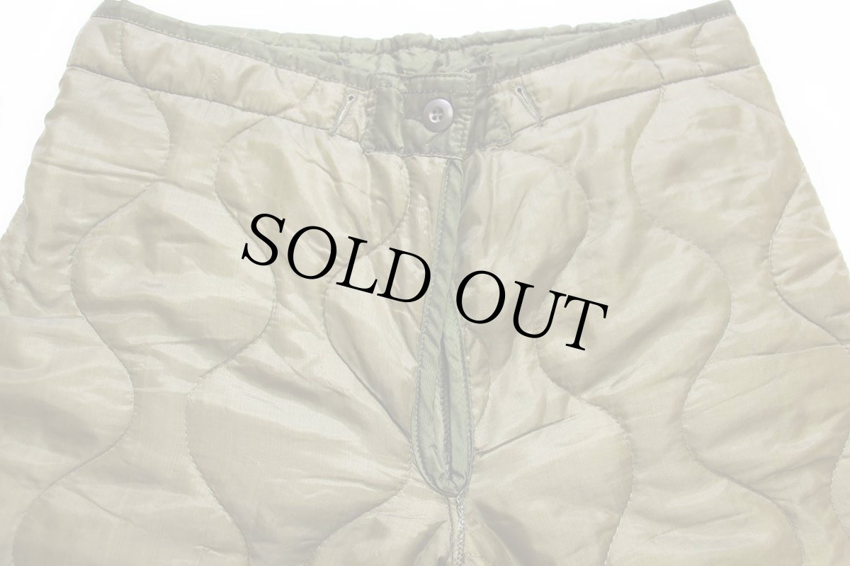 画像4: デッドストック★70s 米軍 U.S.ARMY M-65 フィールドカーゴパンツ ツートン ナイロン キルティングライナー オリーブグリーン S-L★23 (4)