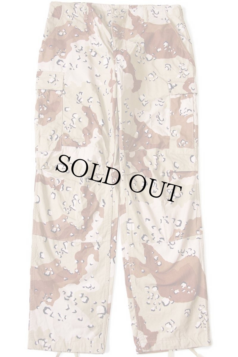 画像2: 80s 米軍 U.S.ARMY チョコチップ デザートカモ BDU カーゴパンツ M-R★B (2)