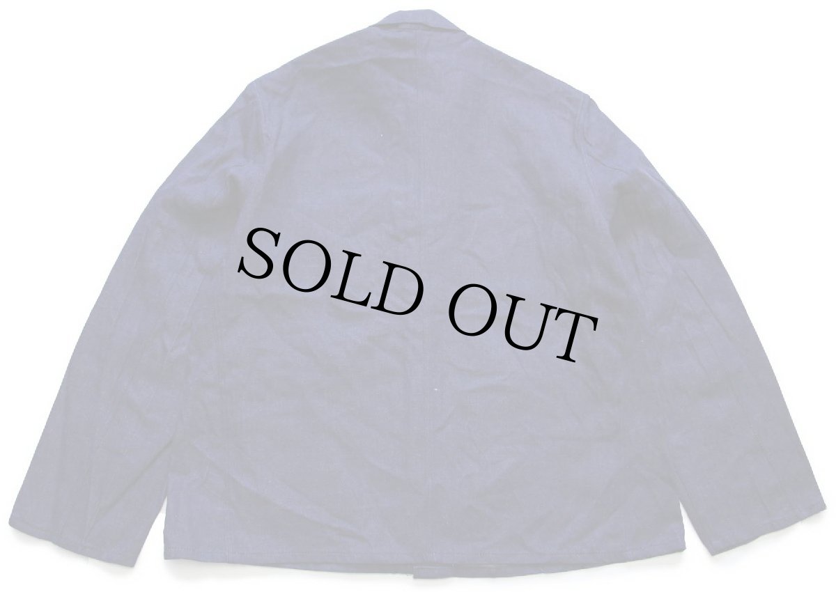 画像2: デッドストック★70s Indanthren ユーロ ワーク 比翼 デニム カバーオール 51 (2)