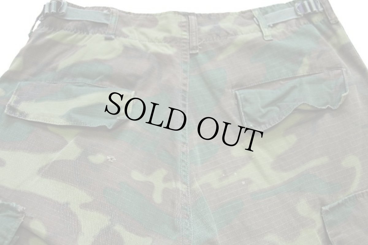 画像5: 60s 米軍 U.S.ARMY ERDL グリーンリーフカモ ジャングルファティーグパンツ カスタム (5)