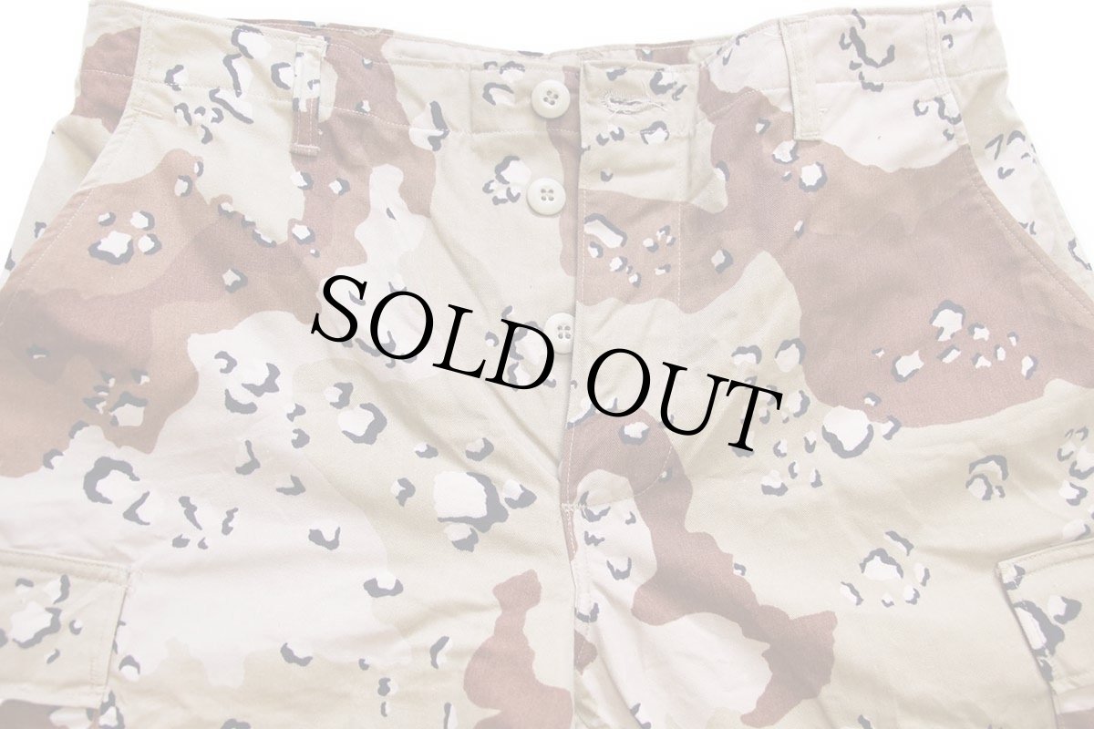 画像4: 80s 米軍 U.S.ARMY チョコチップ デザートカモ BDU カーゴパンツ M-R★A  (4)