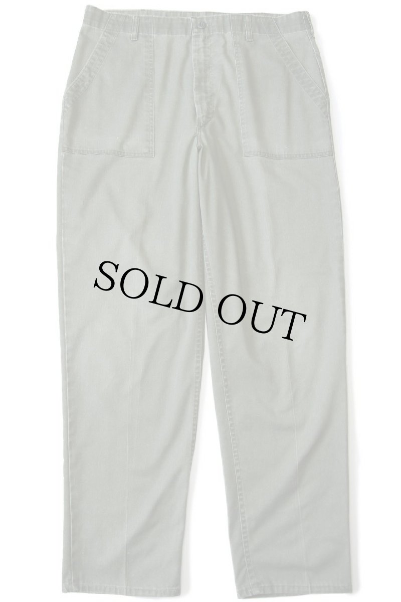 画像2: 70s 米軍 U.S.ARMY ユーティリティ ベイカーパンツ オリーブグリーン w40 (2)