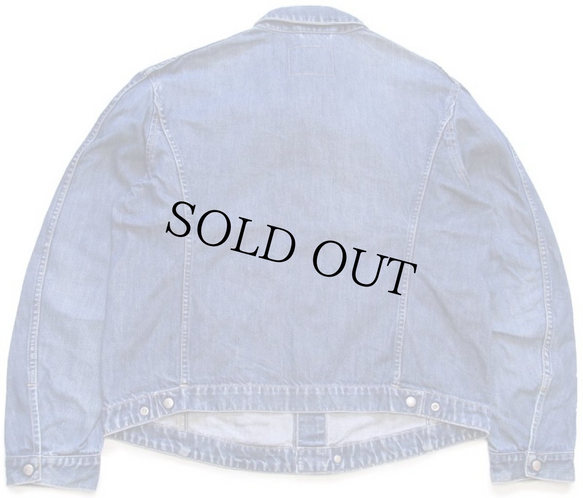 画像2: 00s Levi'sリーバイス ENGINEERED JEANS 70100 立体裁断 デニムジャケット XL★ユーロ (2)