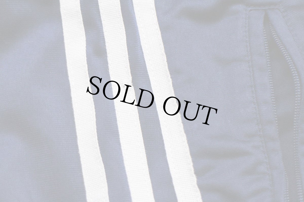 画像7: 90s adidasアディダス トレフォイル ロゴ刺繍 トラックパンツ 紺×白★ジャージ (7)