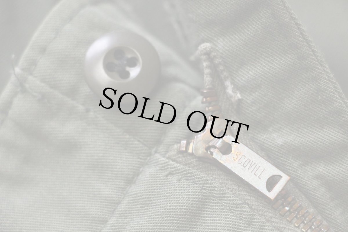 画像7: 70s 米軍 U.S.ARMY ユーティリティ ベイカーパンツ オリーブグリーン w32 (7)