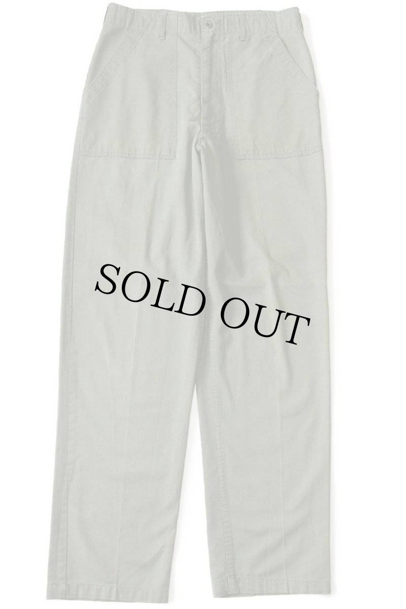 画像2: 70s 米軍 U.S.ARMY ユーティリティ ベイカーパンツ オリーブグリーン w32 (2)