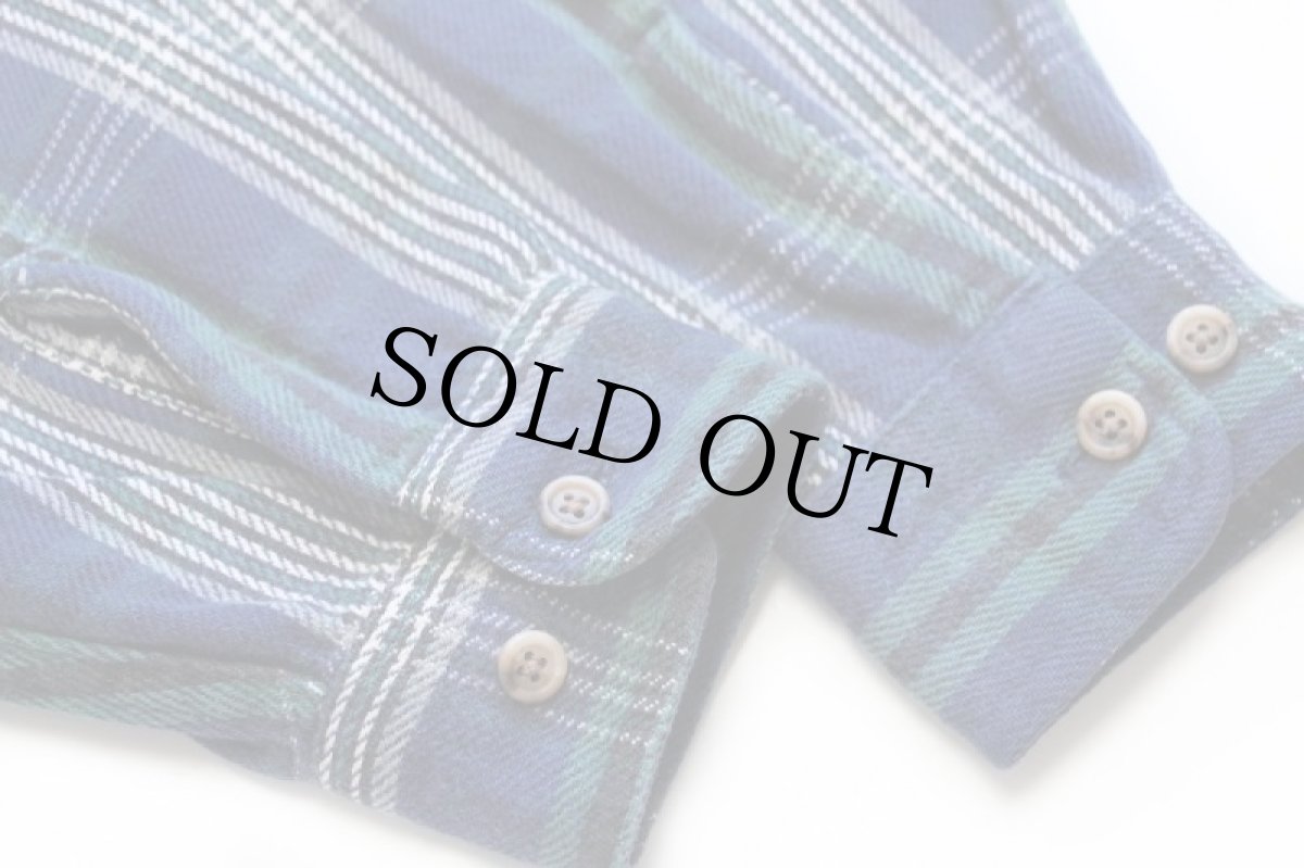 画像6: 90s USA製 STJOHN'SBAY チェック コットン フランネルシャツ L-R (6)