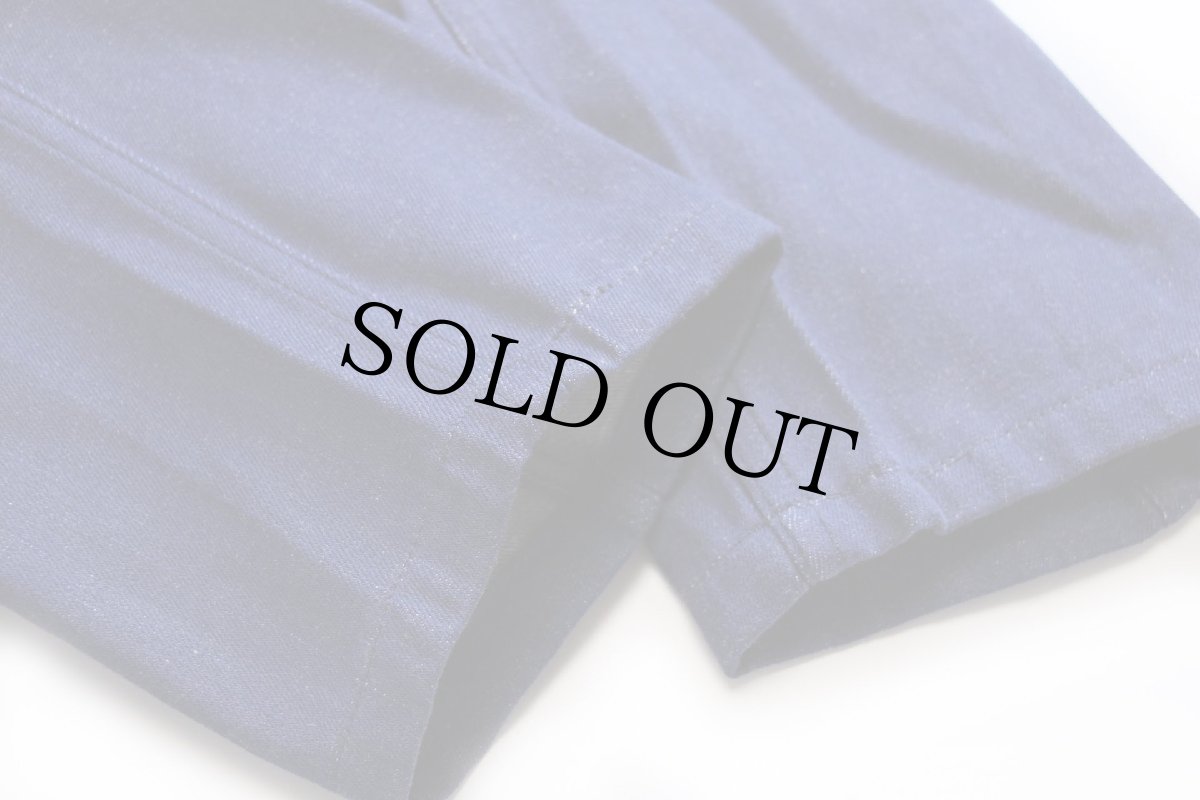 画像7: デッドストック★70s KEMPEL ユーロ ワーク 比翼 デニム カバーオール 52 (7)