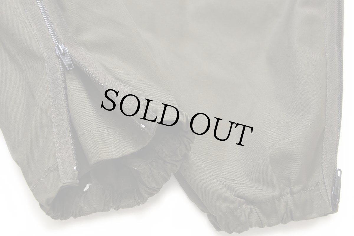 画像8: 80s イタリア軍 ワンタック パラシュートパンツ オリーブ 52 (8)