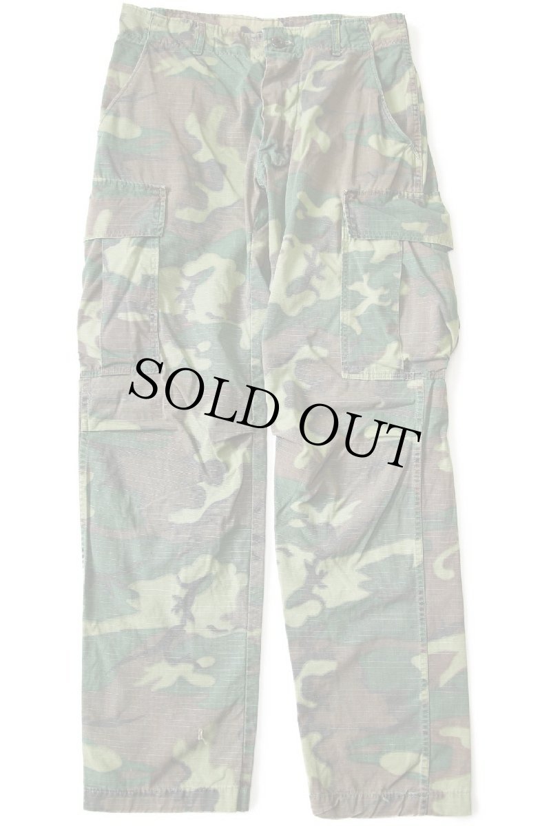 画像2: 60s 米軍 U.S.ARMY ERDL グリーンリーフカモ ジャングルファティーグパンツ カスタム (2)