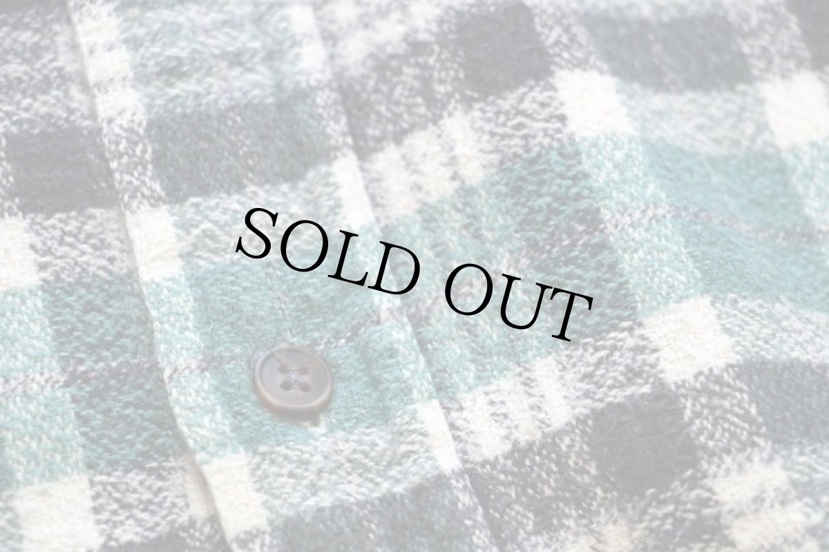 画像5: 90s NATIVE HABITAT PLANET EARTH チェック コットン アムンゼン ネルシャツ M (5)