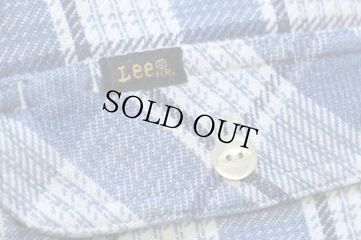 画像5: Leeリー チェック コットン フランネルシャツ M★ユーロ  (5)