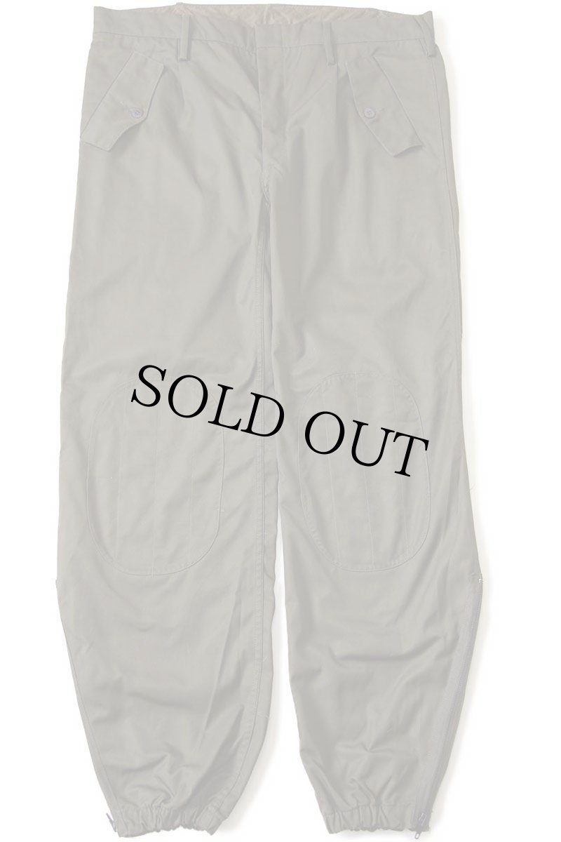 画像2: 80s イタリア軍 ワンタック パラシュートパンツ オリーブ 52 (2)