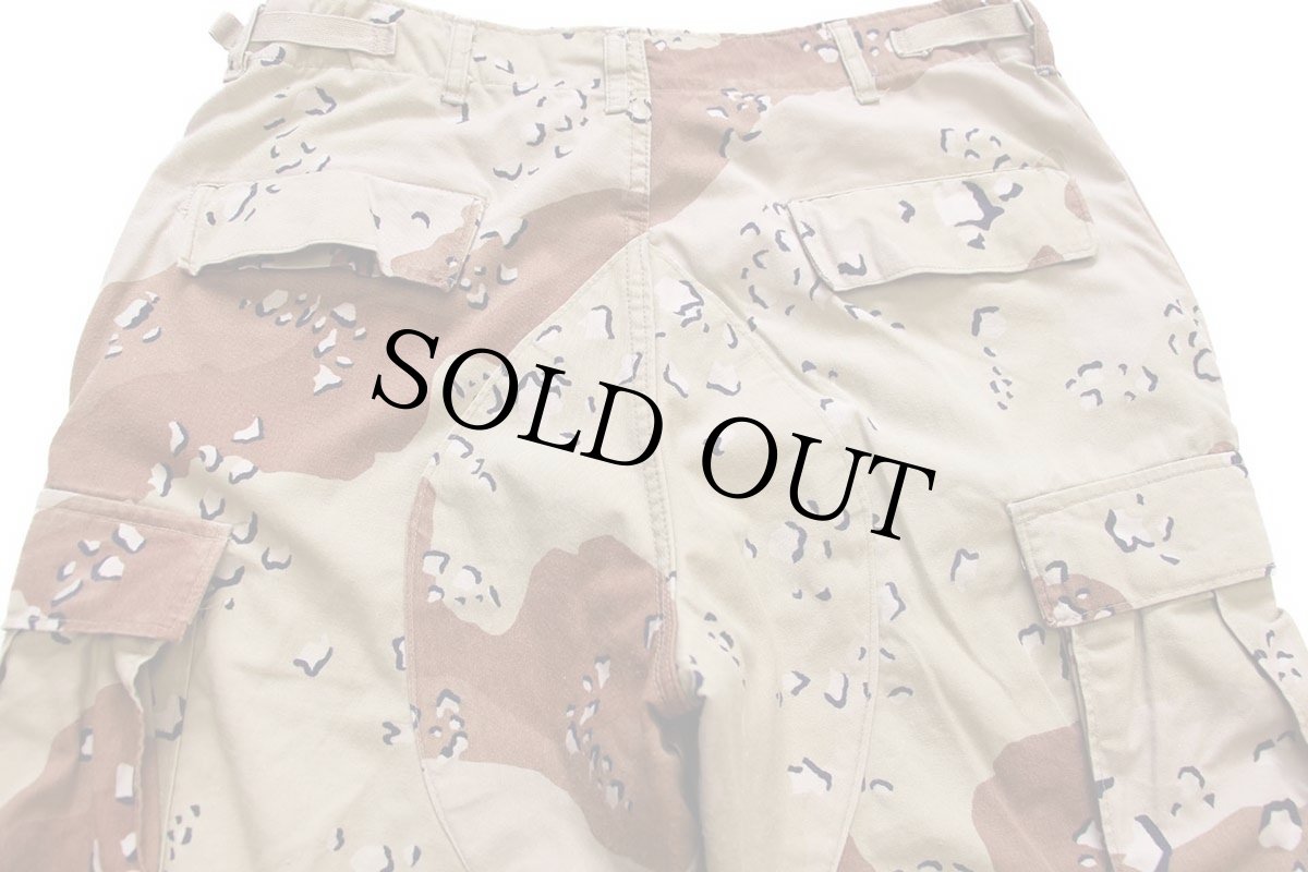 画像5: 80s 米軍 U.S.ARMY チョコチップ デザートカモ BDU カーゴパンツ M-R★B (5)