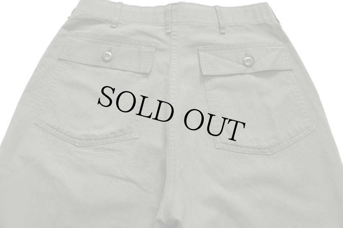 画像5: 70s 米軍 U.S.ARMY ユーティリティ ベイカーパンツ オリーブグリーン w32 (5)