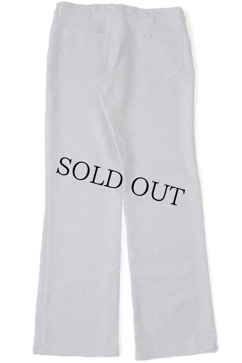 画像3: 90s USA製 Leeリー 202 ポリエステルパンツ 杢グレー w34 L32★68 スタプレ (3)