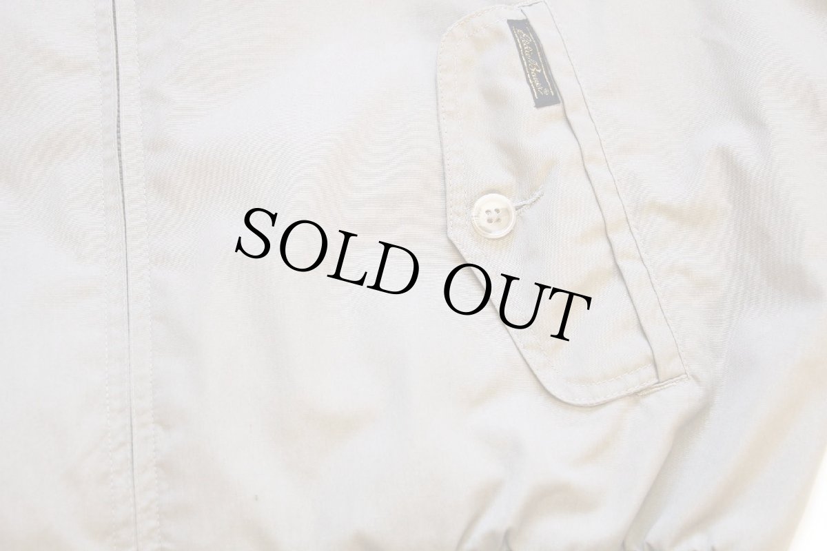 画像6: 80s EddieBauerエディーバウアー マドラスチェックライナー ハリントンジャケット グレーベージュ L (6)