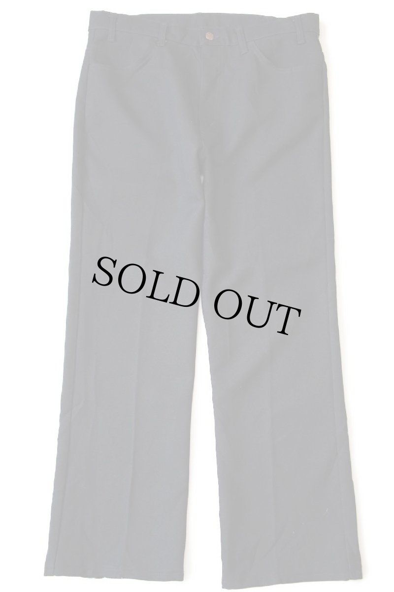 画像2: 90s USA製 Levi'sリーバイス 517 ポリエステルパンツ 黒 w38★74 スタプレ (2)