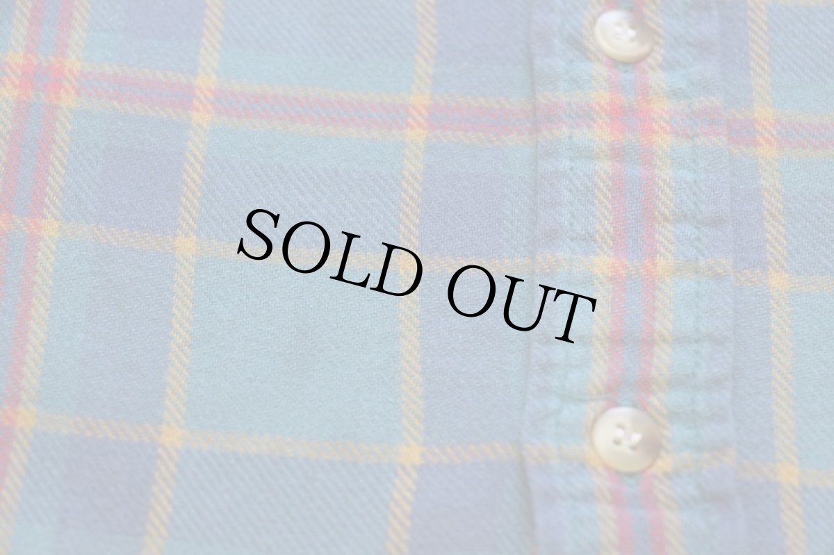 画像6: 90s GAPギャップ タータンチェック ボタンダウン コットン フランネルシャツ M (6)