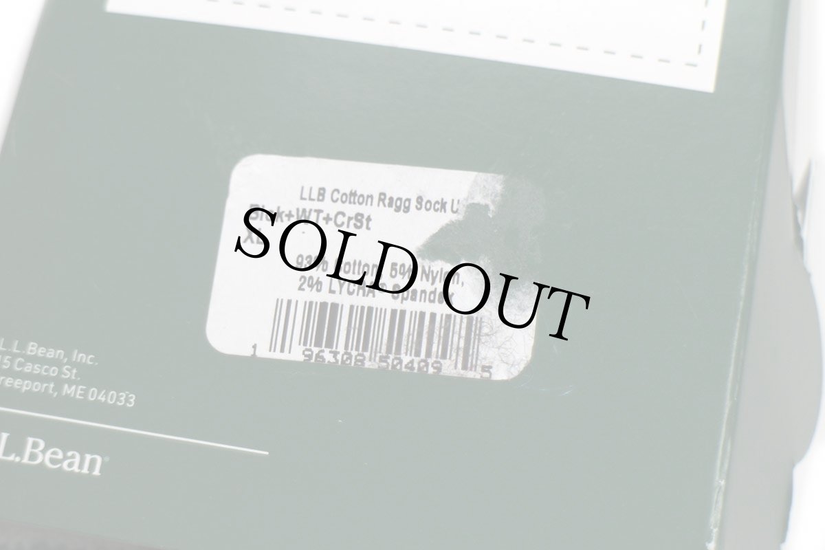 画像6: 未使用★USA製 L.L.Bean コットン ラグ ソックス ユニセックス XL 3ペア★靴下 (6)