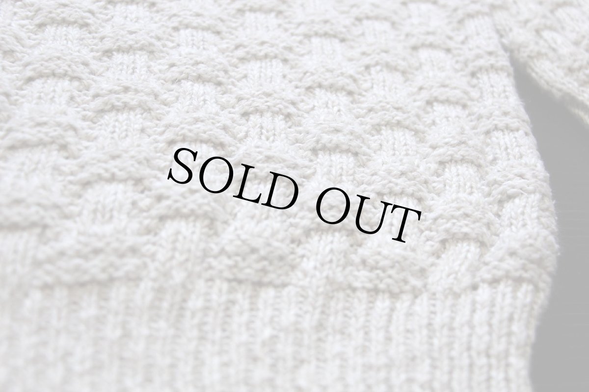 画像5: 90s USA製 DOCKERSドッカーズ ロールネック 立体編み コットンニット セーター ベージュ ミックス M★Levi'sリーバイス (5)